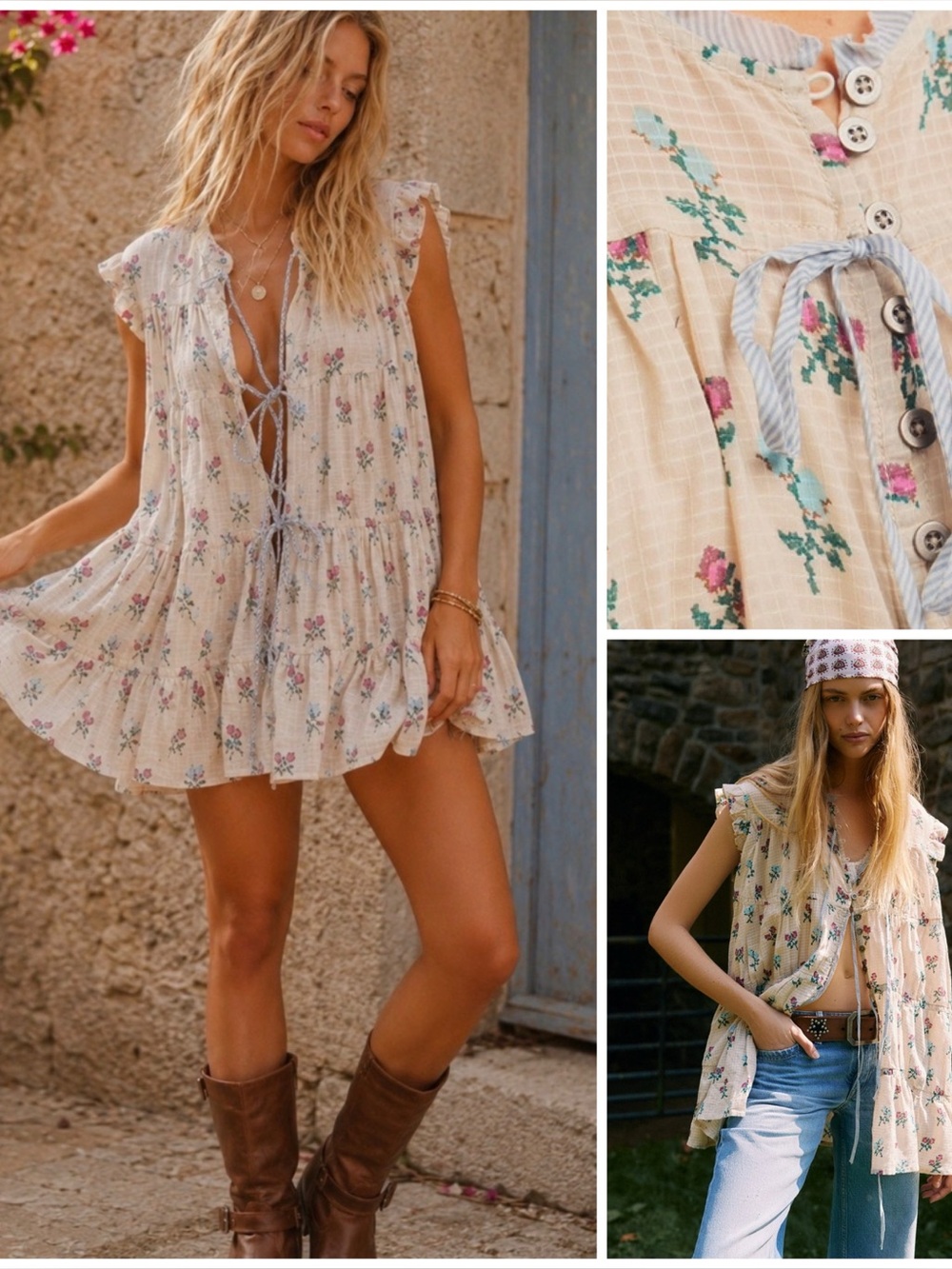 𝓯𝓹 Free People ~ Sundown Mini dress
